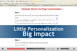Little Personalization, Big Impact
