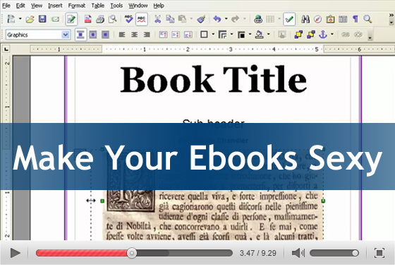 Make Your Ebooks Sexy With OpenOffice