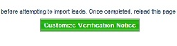 Customize verification notice